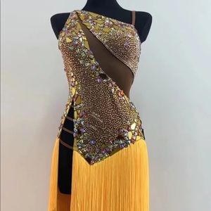 New Latin Amazing Latin Ballroom Dress 34/36